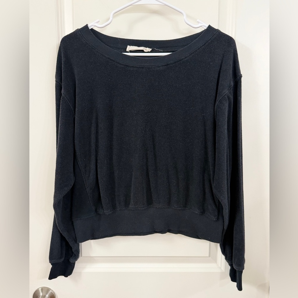 Ocean Drive Black Knit Top